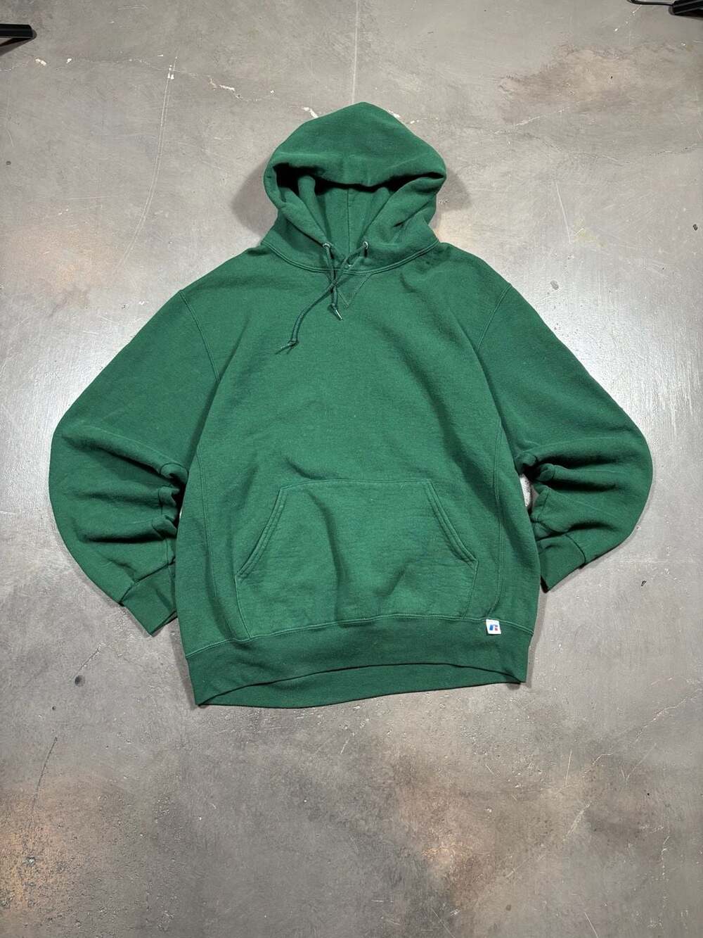 Russell Athletic Vintage Forest Green Pullover Hoodie